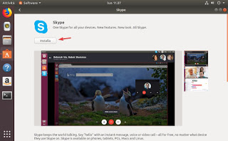 instalar el botón de Ubuntu