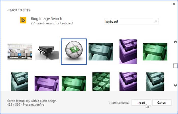 Bing Image Search