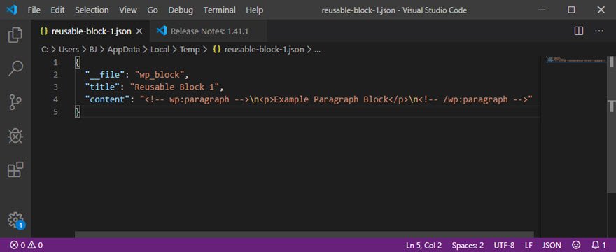 Bloques de WordPress reutilizables
