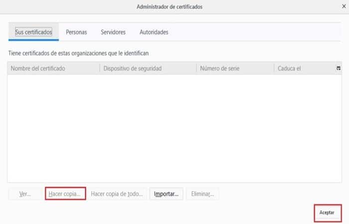 Hacer una copia
