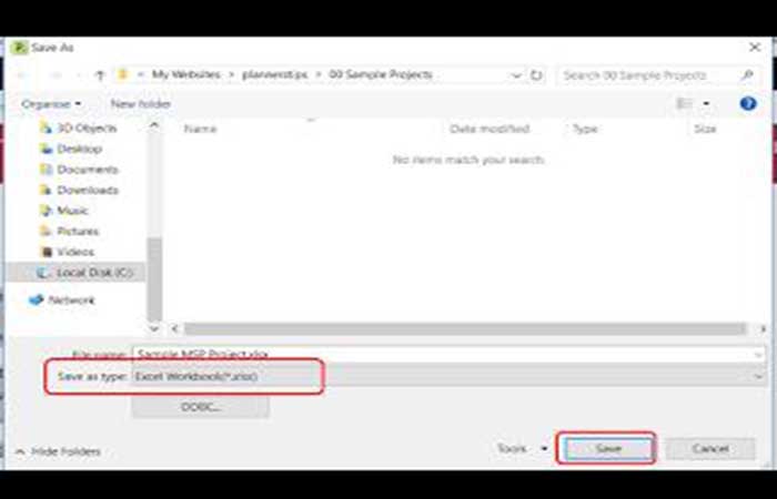 Exportar de Microsoft Project a Excel