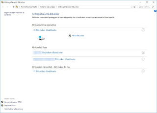 Inicio de BitLocker bloqueador de bits