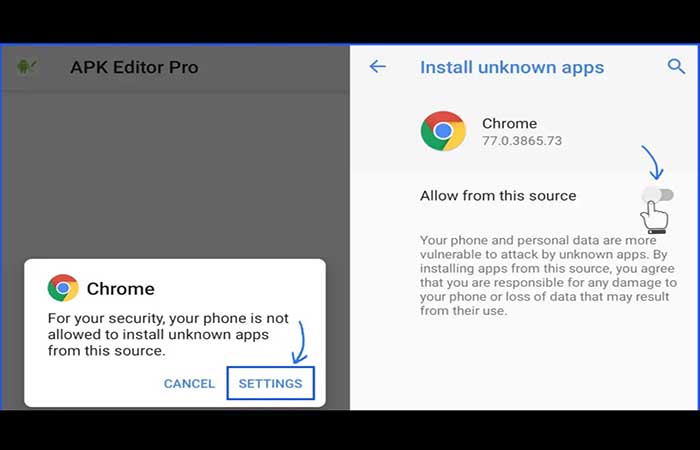 Instalar una fuente desconocida