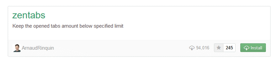 Zentabs para el editor de átomos