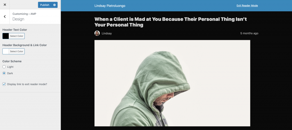 amplificador de wordpress