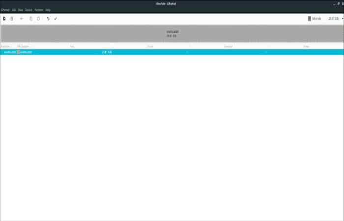 Formatear la tarjeta SD con Ubuntu – editor de particiones Gparted