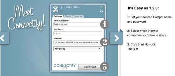 crear un punto de acceso