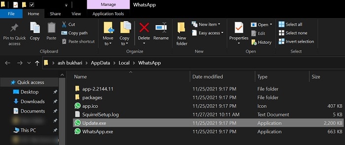 Bloqueo De La Aplicación De Escritorio WhatsApp