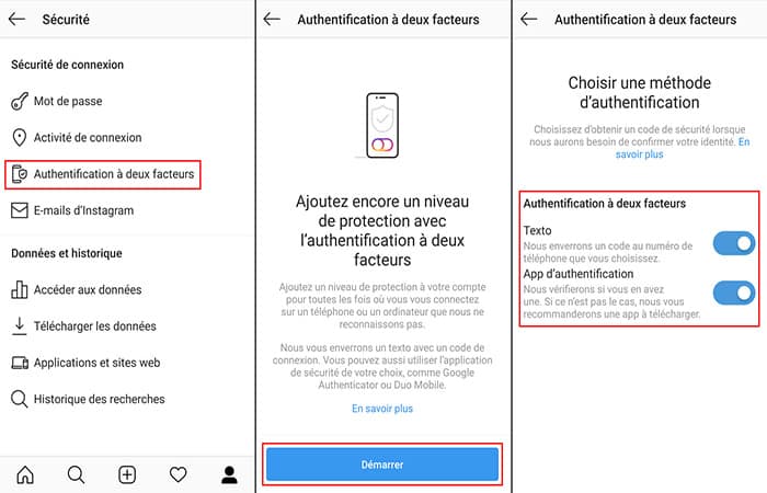 Cómo configurar 2FA en Instagram