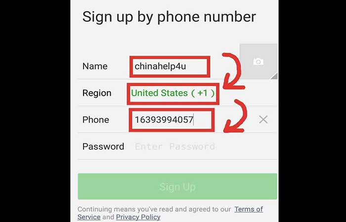 Cómo registrar una cuenta en WeChat