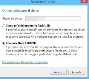 disco de datos Crear un disco de datos
