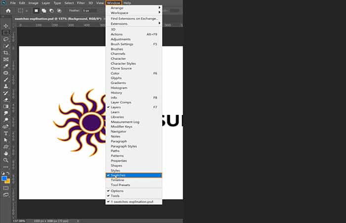 Windows > Muestras.