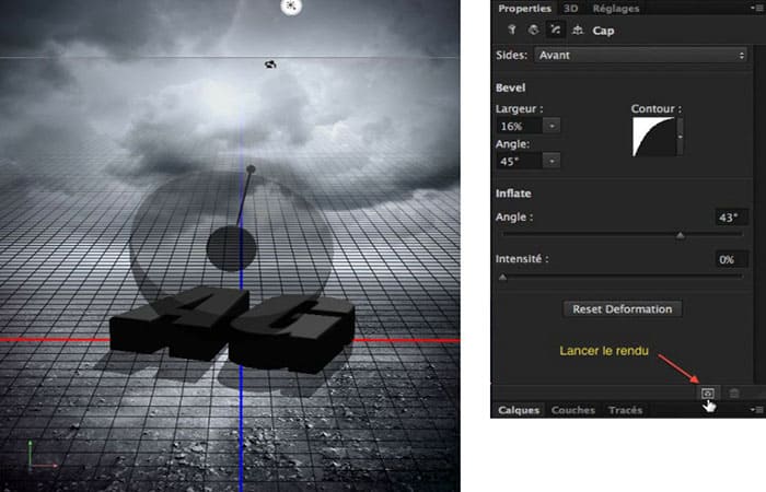 3D / Magnetismo del objeto en el plano del suelo
