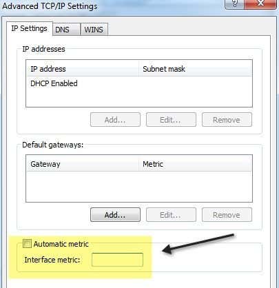 métrica de interfaz
