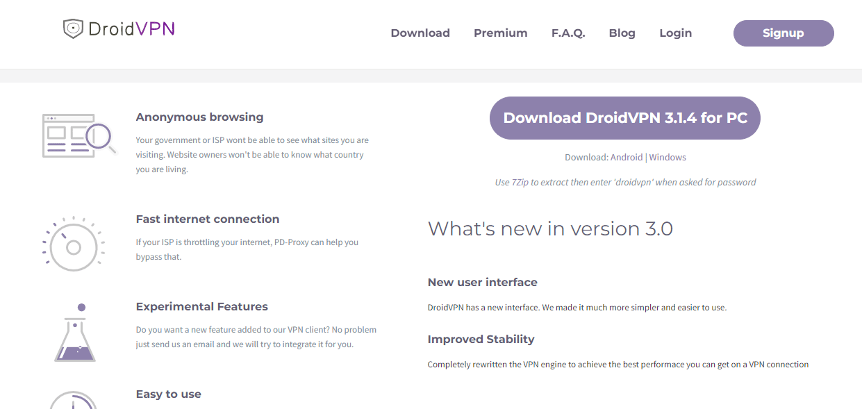 Descargar DroidVPN.  Reparar El cargador no ha hecho que este video esté disponible