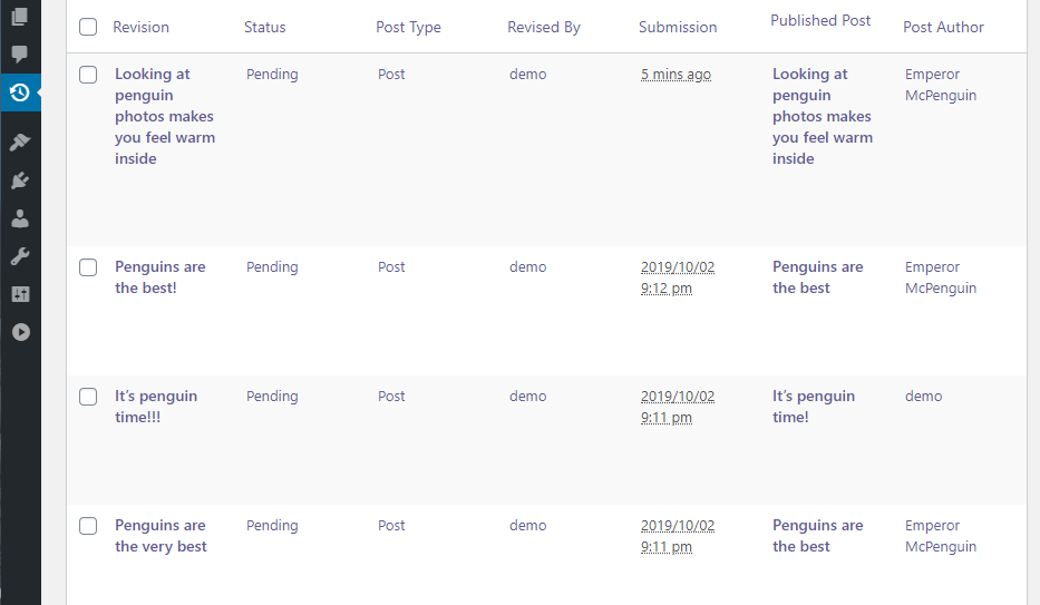 Estoy revisando la cola de correcciones.