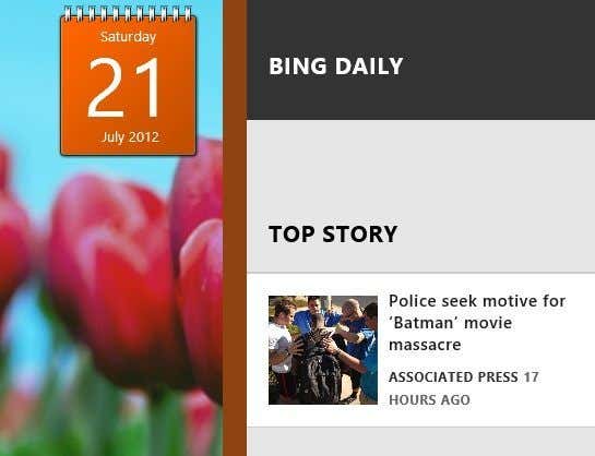 widget y aplicación