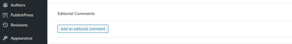 Agregue comentarios editoriales a su publicación.