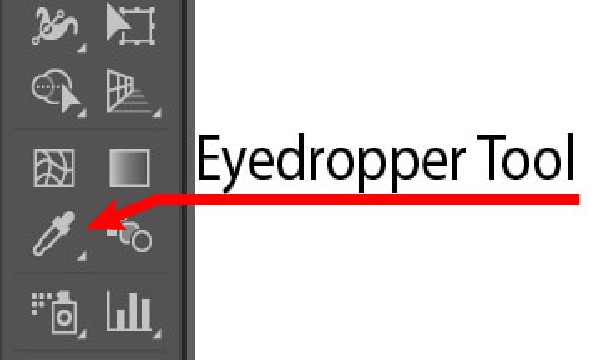 usar la herramienta Cuentagotas en Illustrator