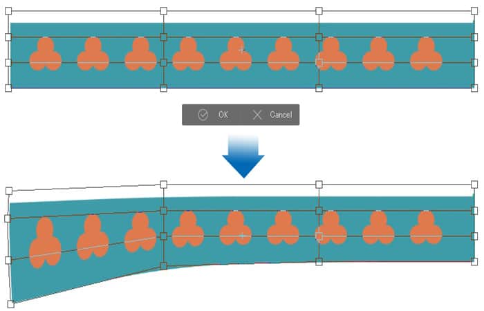 Editar > Transformar > Transformar malla
