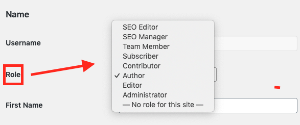 autor del cambio wordpress
