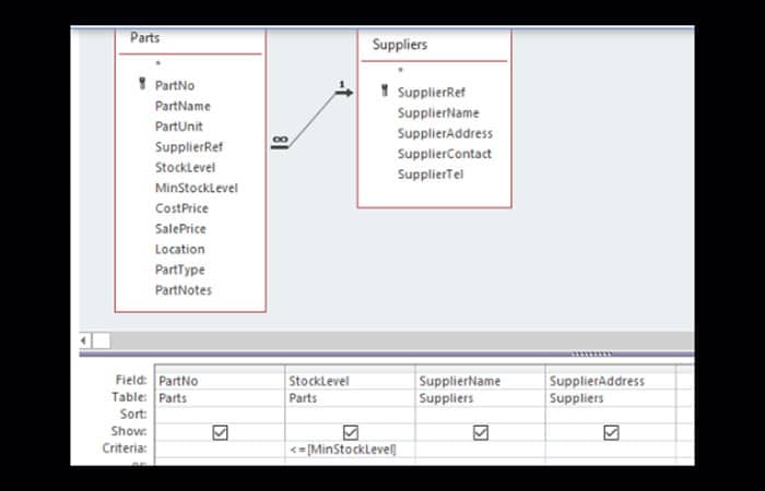 Base de datos de inventario en Access 