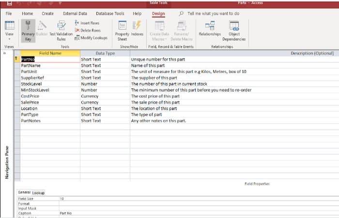 Cómo crear una base de datos de inventario en Access