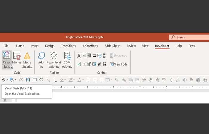 Botón Visual Basic