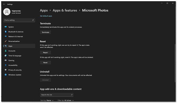 No puedo abrir fotos en Windows