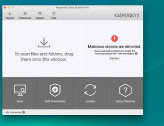Escáner de virus Kaspersky para Mac Escáner de virus Kaspersky para Mac