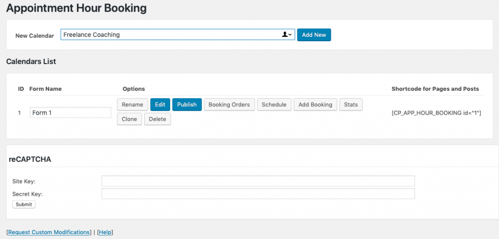 Complemento para reservar horas de visita