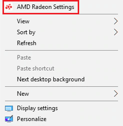haga clic en Configuración de AMD Radeon.  ¿Cuáles son los requisitos del sistema NieR Automata?