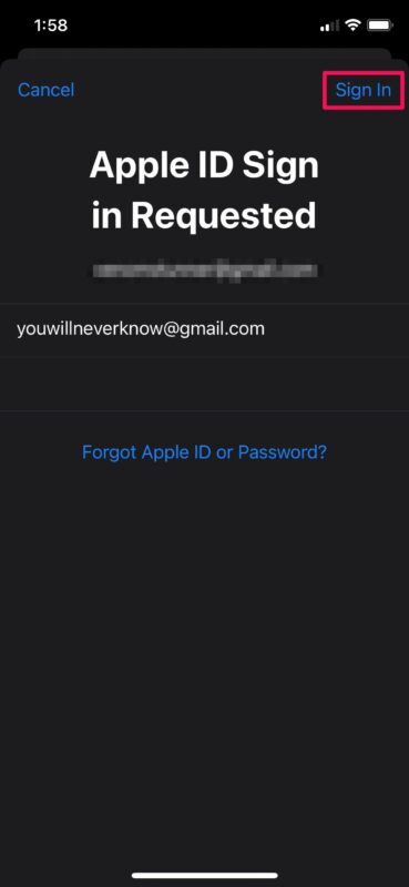 Cómo cambiar la ID de Apple para iMessage en iPhone y iPad