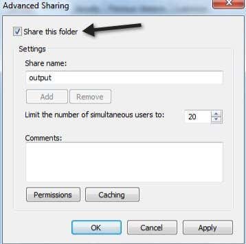 Compartir esta carpeta