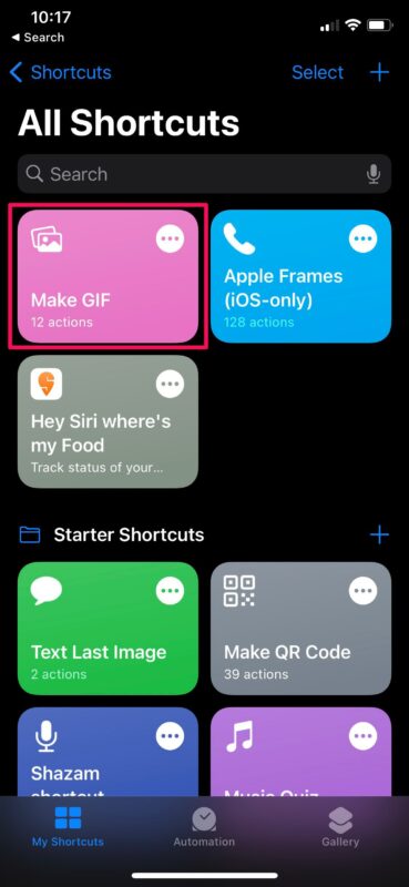 Cómo convertir video a GIF en iPhone y iPad