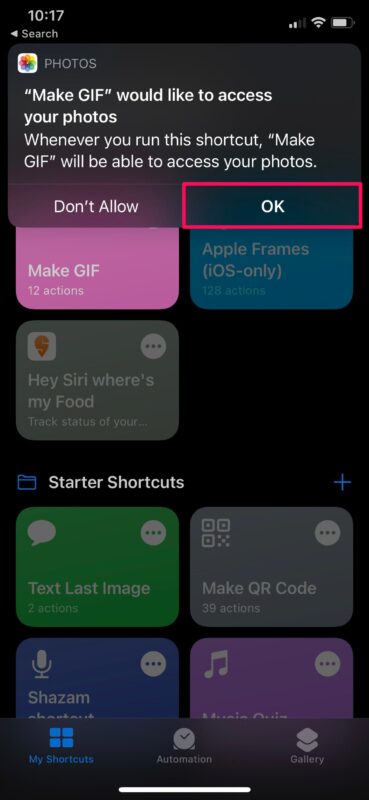 Cómo convertir video a GIF en iPhone y iPad