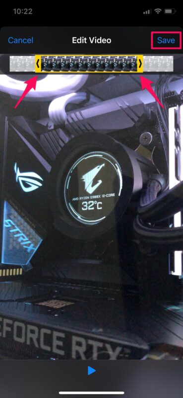 Cómo convertir video a GIF en iPhone y iPad