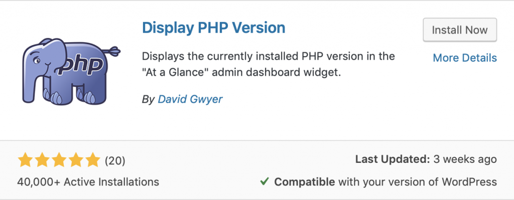 actualizar PHP