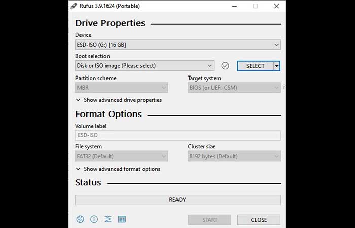 Creando Windows To Go con Rufus