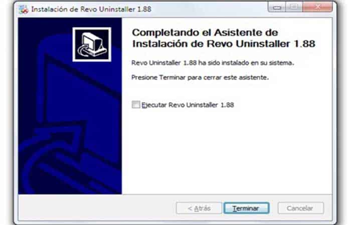 Desinstalador de Revo en español 
