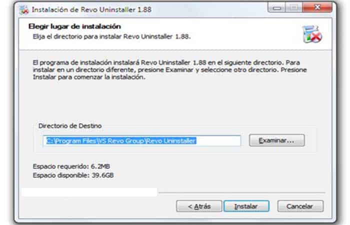 Desinstalador de Revo en español 
