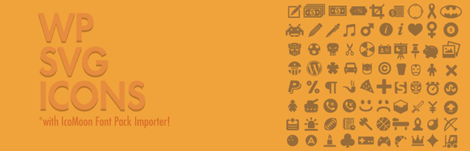 Complemento de iconos WP SVG.