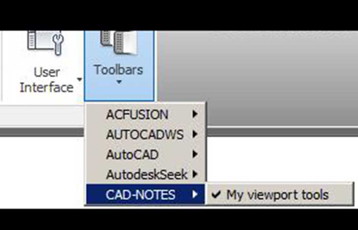 cargando la barra de herramientas
