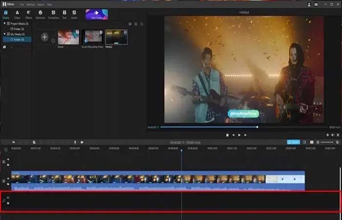 Separar el audio del video con iMyFone