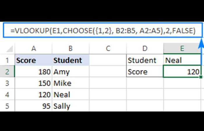 Seleccione una fórmula en Excel