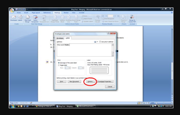 Cómo combinar Excel con Word