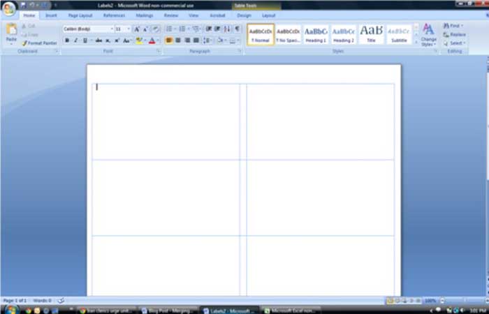 Combinar datos de un libro de Excel en un documento de Word