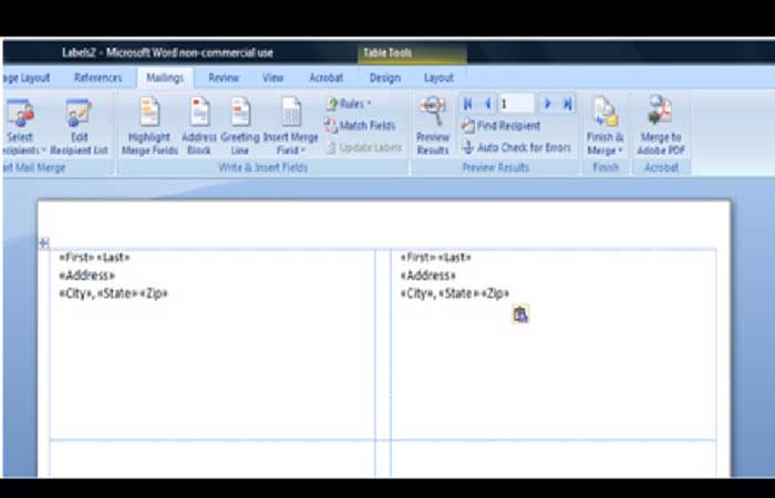 Importar datos de Excel a una tabla de Word
