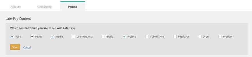 Complemento de WordPress LaterPay