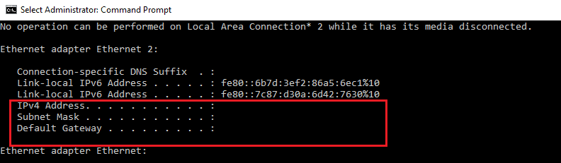ipconfig /liberar ipconfig /renovar